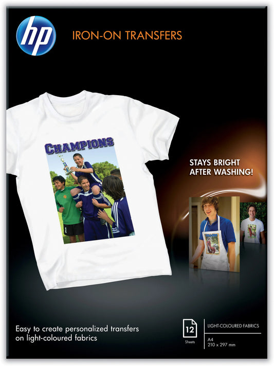 HP        Iron-on T-Shirt             A4 Idealshop