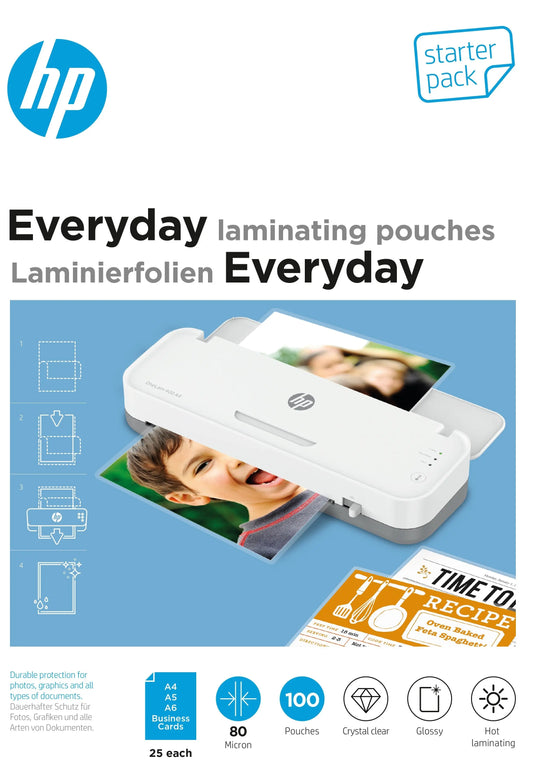 HP Laminiertaschen 9158 Everyday, Starter Set, 80My Idealshop