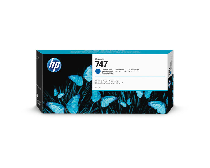 HP        Tintenpatrone 747  chrom. blue