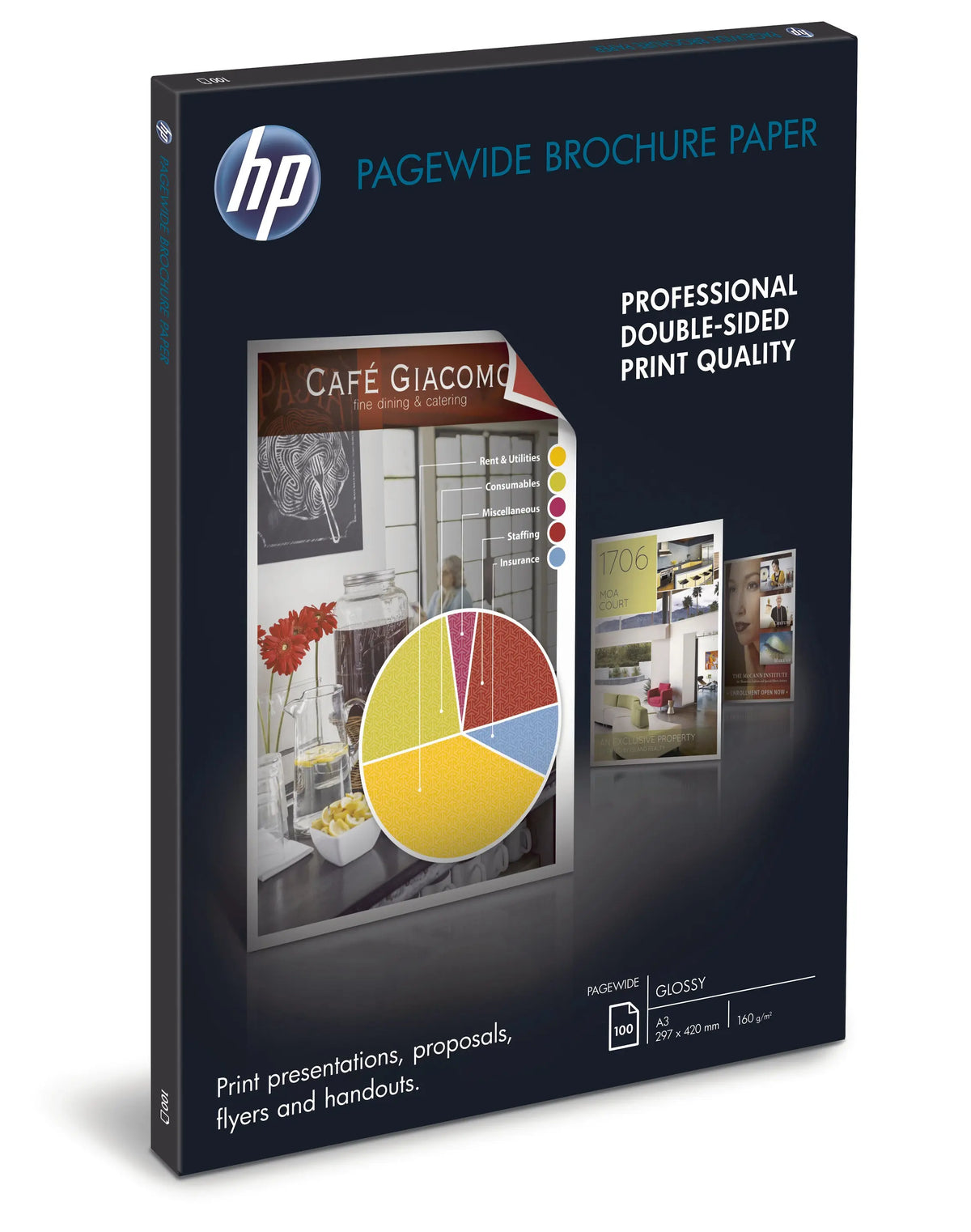 HP PageWide Paper 100 Blatt Z7S68A Glossy A3 FSC 160g Idealshop