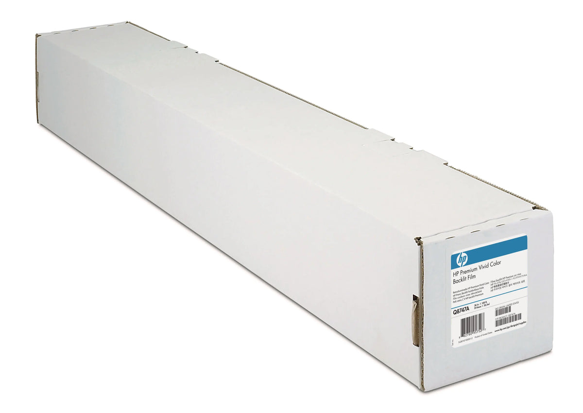 HP Premium Backlit Flim 30m Q8748A DesignJet Z6100 285g 42 Zoll Idealshop