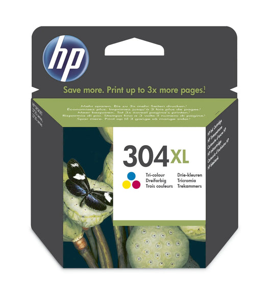 HP Tintenpatrone 304XL color N9K07AE DeskJet 3720/30 300 Seiten Idealshop