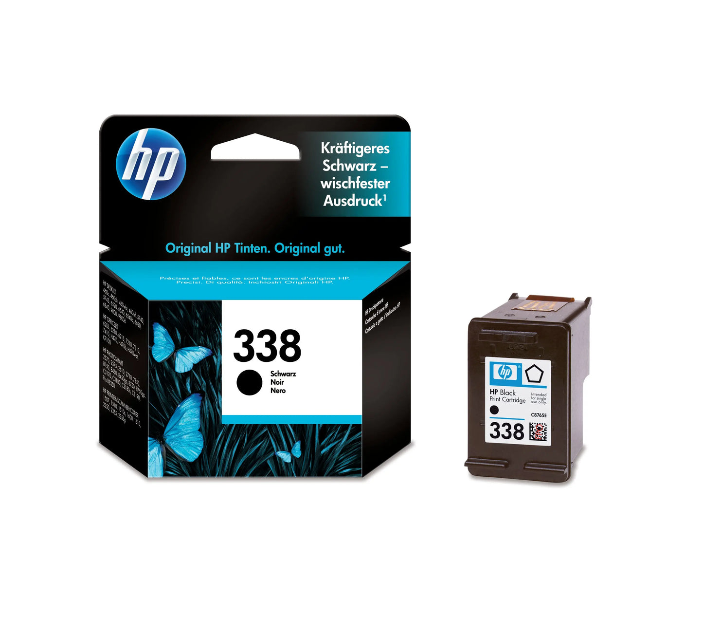 HP Tintenpatrone 338 schwarz C8765EE PSC 2355 450 Seiten Idealshop