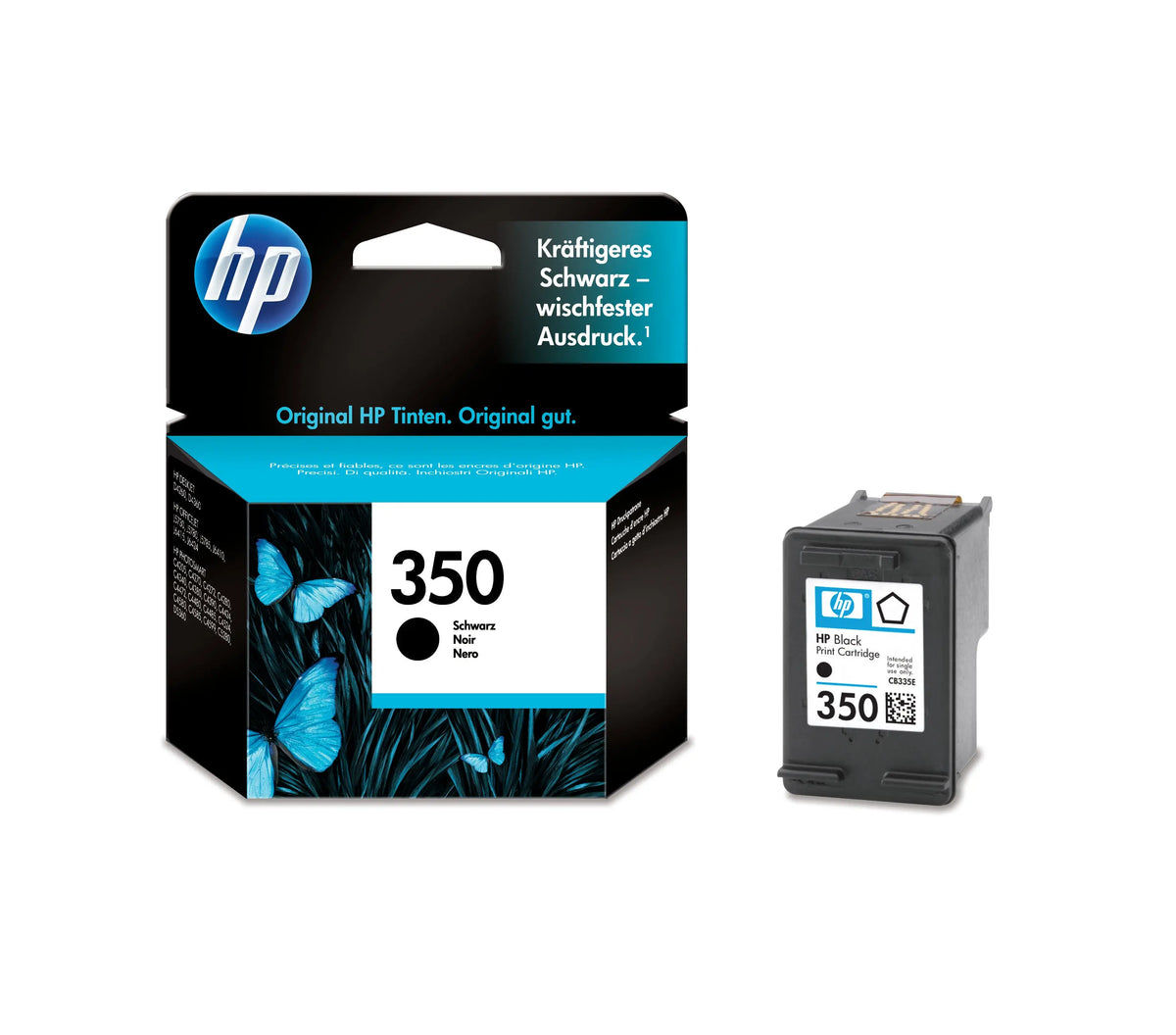 HP Tintenpatrone 350 schwarz CB335EE OfficeJet J 5780 200 Seiten Idealshop