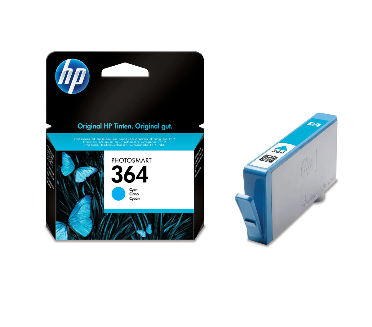 HP Tintenpatrone 364 cyan CB318EE PhotoSmart D5460 300 Seiten Idealshop