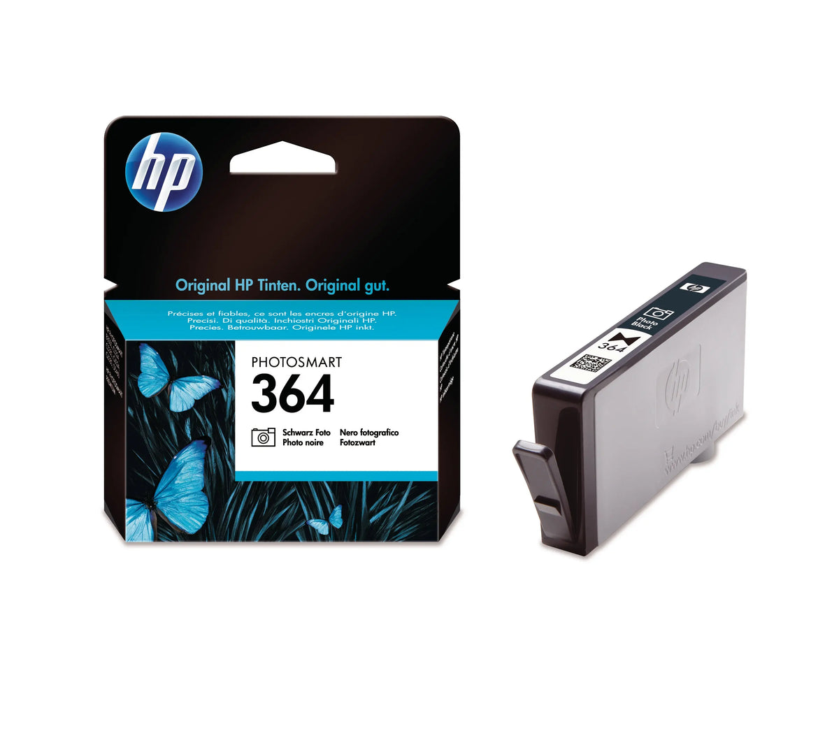 HP Tintenpatrone 364 ph.schwarz CB317EE PhotoSmart D5460 130 Seiten Idealshop