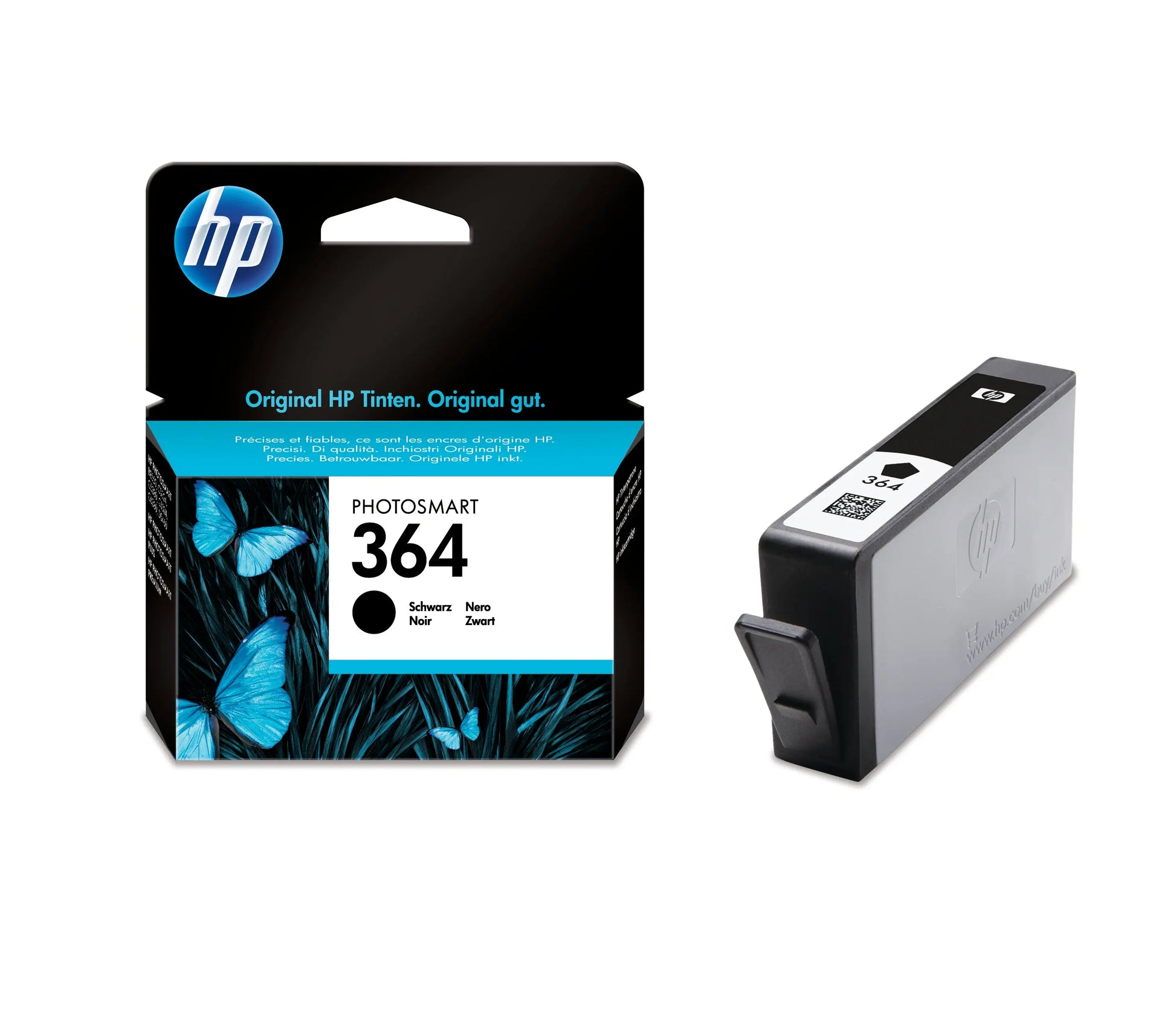 HP Tintenpatrone 364 schwarz CB316EE PhotoSmart D5460 250 Seiten Idealshop