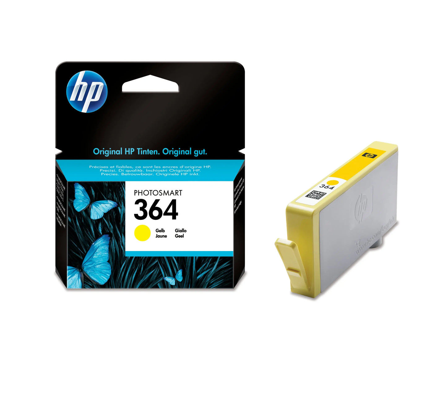 HP Tintenpatrone 364 yellow CB320EE PhotoSmart D5460 300 Seiten Idealshop
