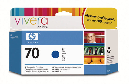 HP Tintenpatrone 70 blue C9458A DesignJet Z3100/3200 130ml Idealshop