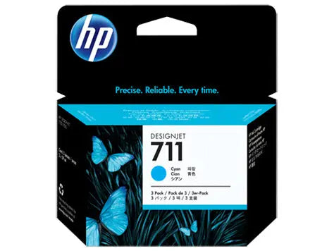 HP Tintenpatrone 711 cyan CZ134A DesignJet T120/520 3x29ml Idealshop
