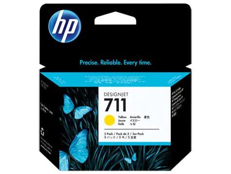HP Tintenpatrone 711 yellow CZ136A DesignJet T120/520 3x29ml Idealshop