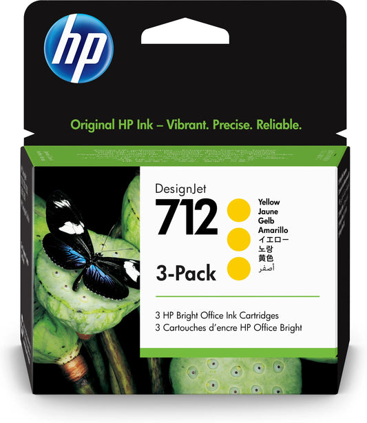 HP Tintenpatrone 712 yellow 3ED79A DesignJet T230/250/630 3x29ml Idealshop