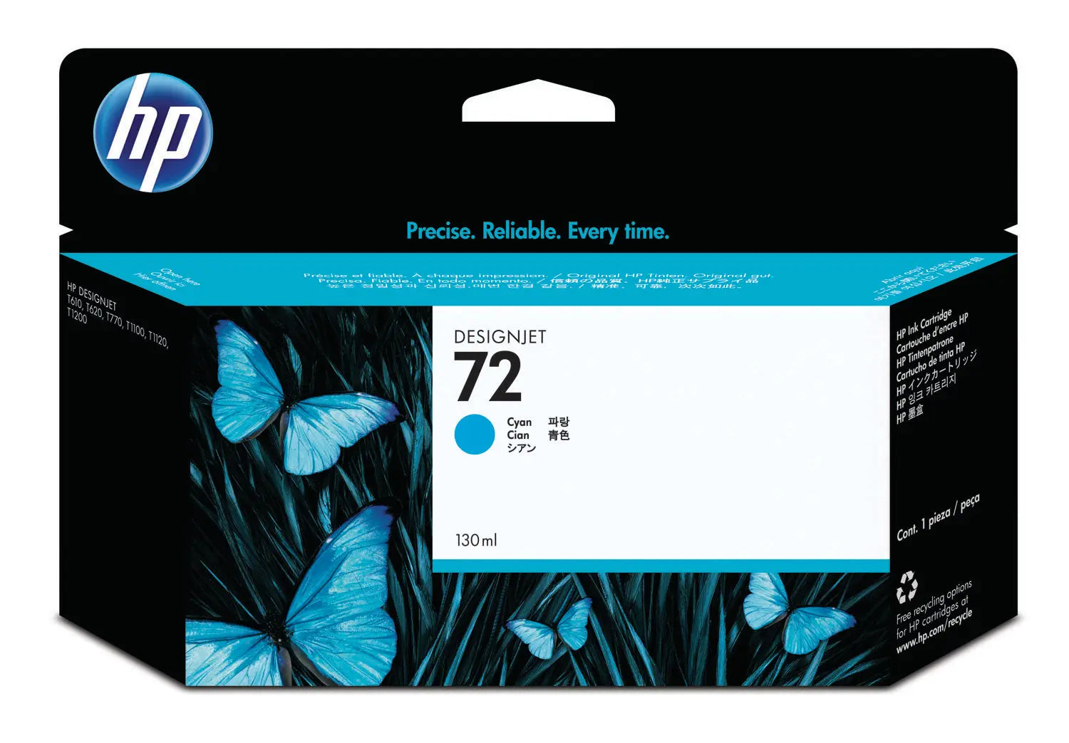 HP        Tintenpatrone 72          cyan Idealshop