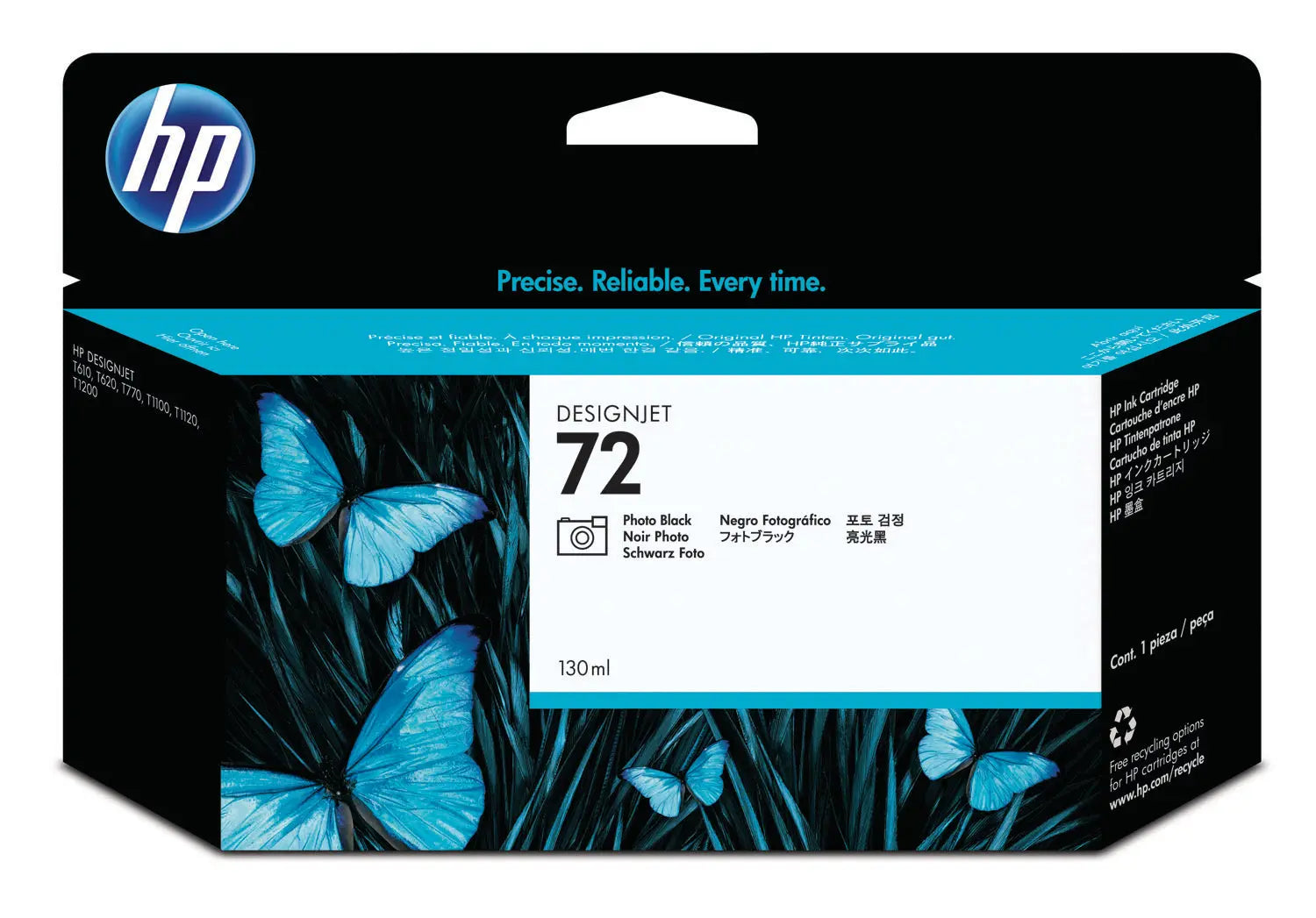 HP        Tintenpatrone 72 photo schwarz Idealshop