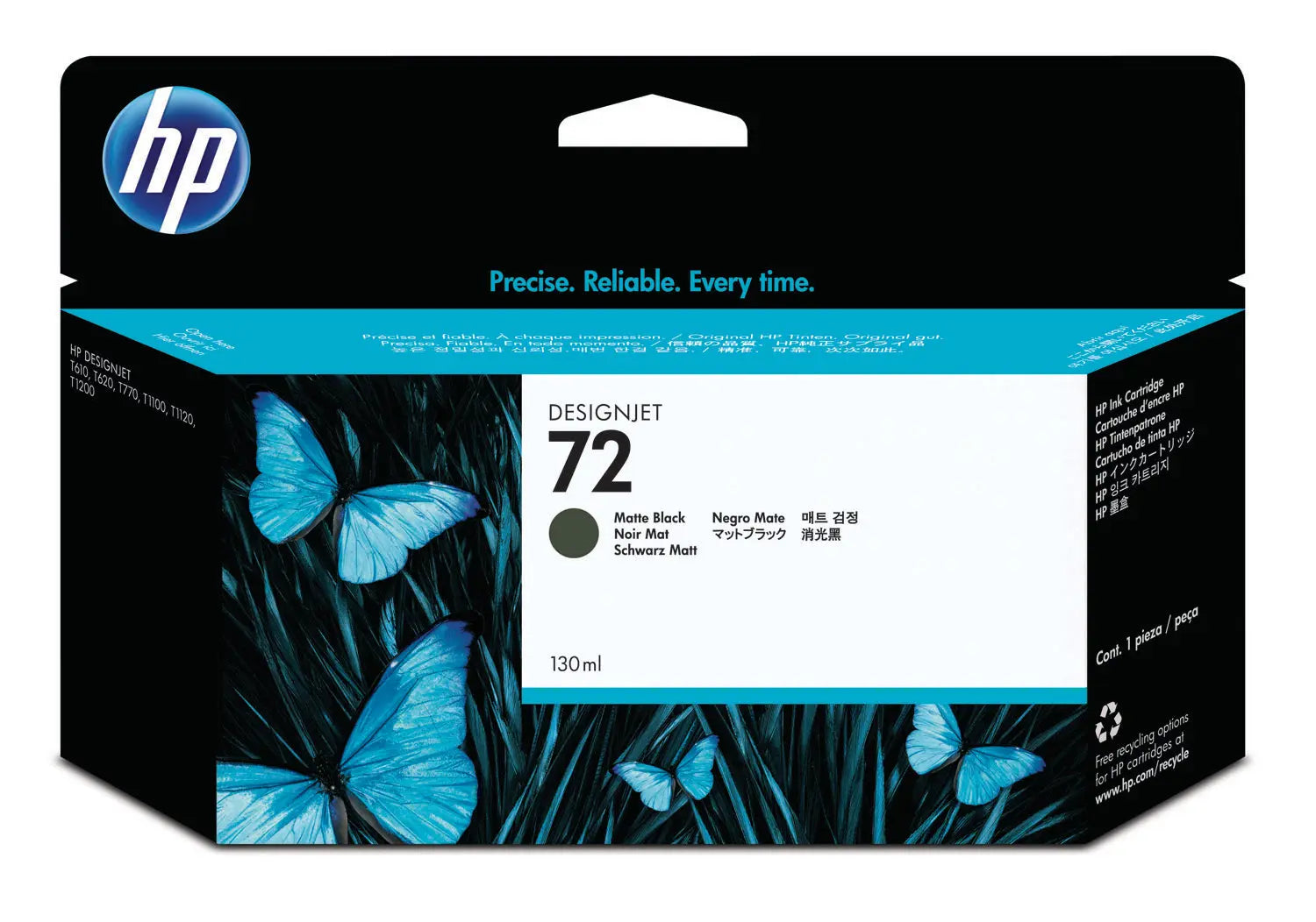 HP        Tintenpatrone 72  schwarz matt Idealshop
