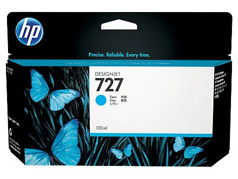 HP Tintenpatrone 727 cyan B3P19A DesignJet T920/T1500 130ml Idealshop