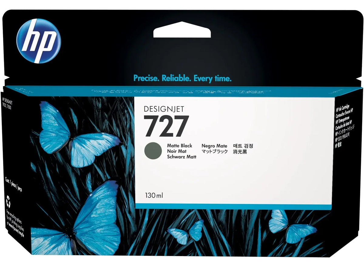 HP Tintenpatrone 727 matte black B3P22A DesignJet T920/T1500 130ml Idealshop