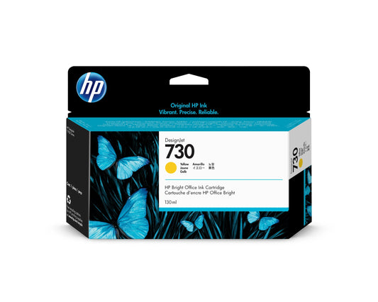 HP Tintenpatrone 730 yellow P2V64A DesignJet T1700 130ml Idealshop