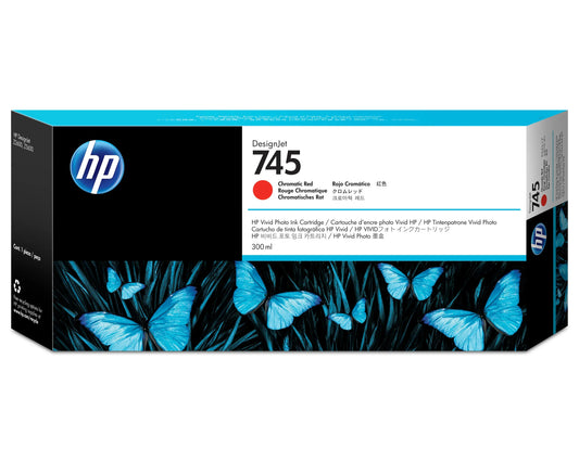 HP        Tintenpatrone 745   chrom. red Idealshop