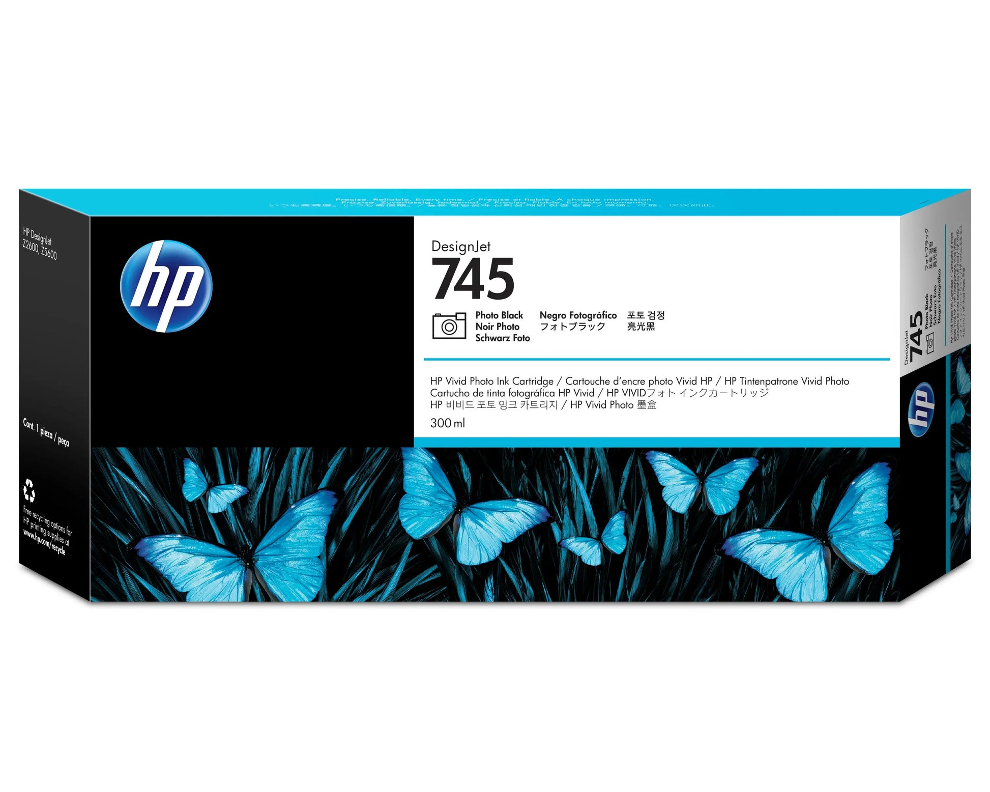 HP        Tintenpatrone 745  photo black Idealshop