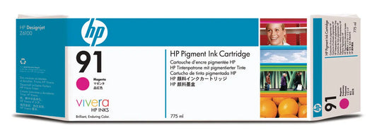 HP Tintenpatrone 91 magenta C9468A DesignJet Z6100 775ml Idealshop