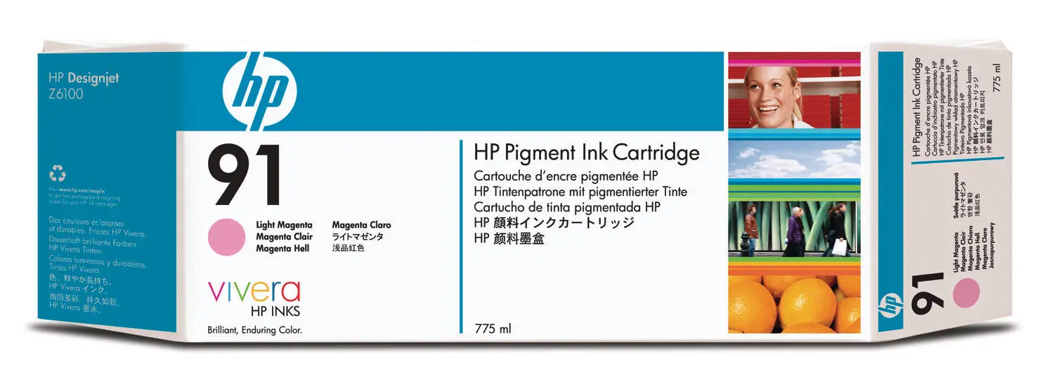HP        Tintenpatrone 91 magenta light Idealshop