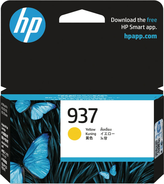 HP Tintenpatrone 937 yellow 4S6W4NE OfficeJet 9110b/9120 800 S. Idealshop