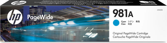 HP Tintenpatrone 981A cyan J3M68A PW Enterprise 556 6000 S. Idealshop