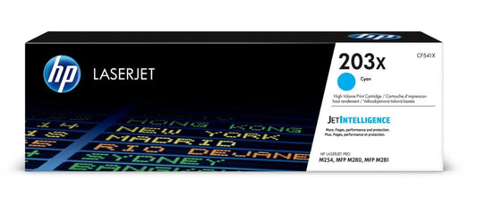HP Toner-Modul 203X cyan CF541X CLJ Pro M254/MFP M280 2500 S. Idealshop