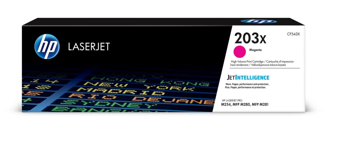 HP Toner-Modul 203X magenta CF543X CLJ Pro M254/MFP M280 2500 S. Idealshop