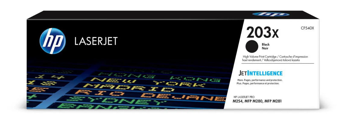 HP Toner-Modul 203X schwarz CF540X CLJ Pro M254/MFP M280 3200 S. Idealshop