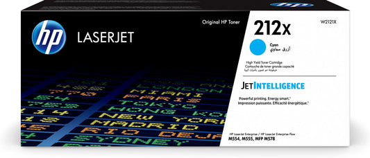 HP Toner-Modul 212X cyan W2121X CLJ Ent.M554/M555 10'000 S. Idealshop