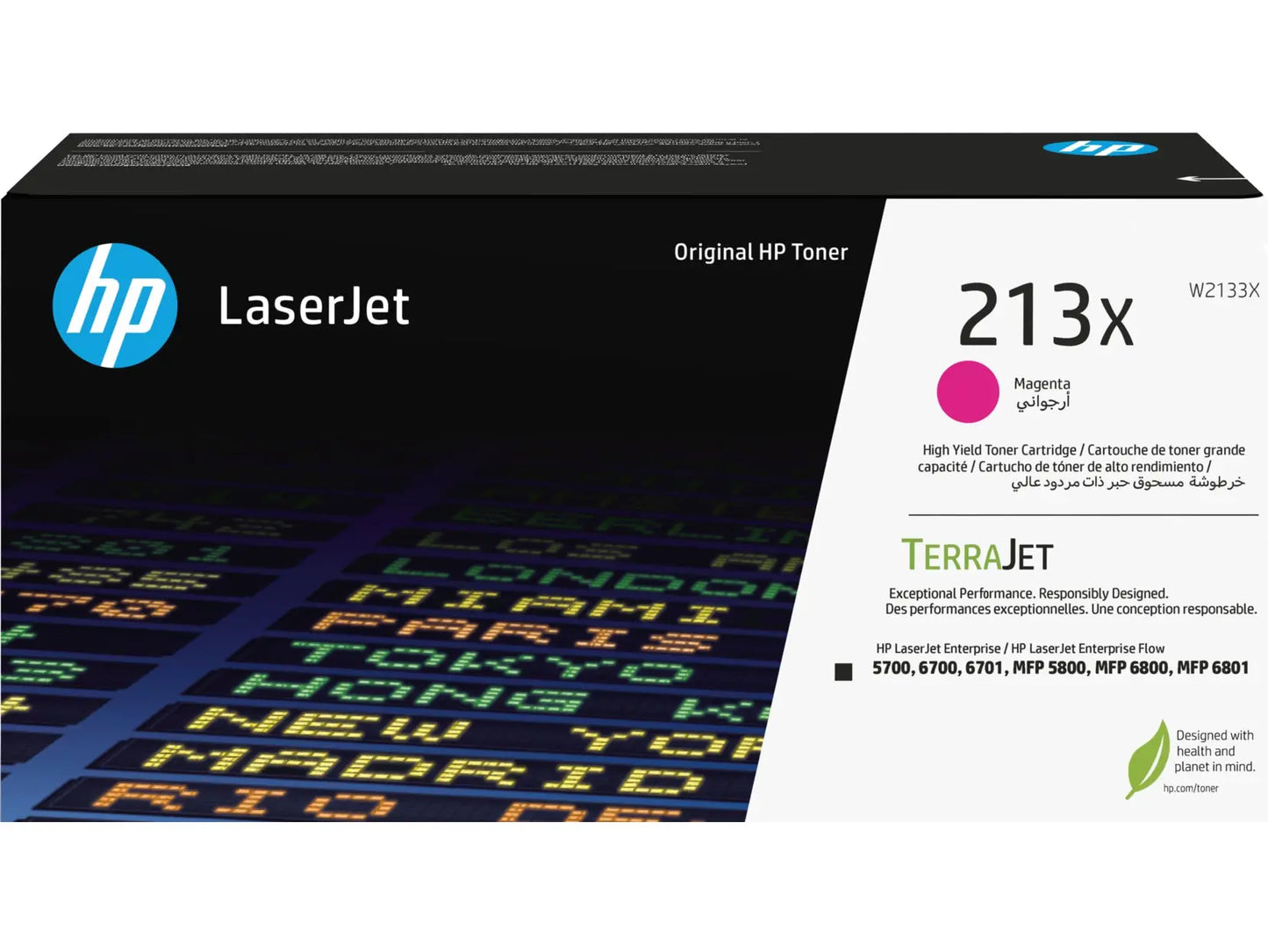 HP Toner-Modul 213X magenta W2133X CLJ Ent. 5700/MFP5800 6000 S. Idealshop