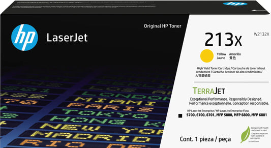 HP Toner-Modul 213X yellow W2132X CLJ Ent. 5700/MFP5800 6000 s. Idealshop
