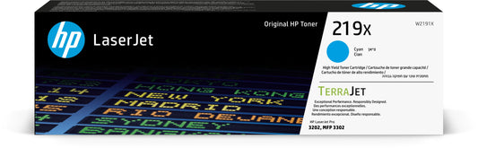 HP Toner-Modul 219X cyan W2191X CLJ Pro 3202/MFP 3302 2500 S. Idealshop