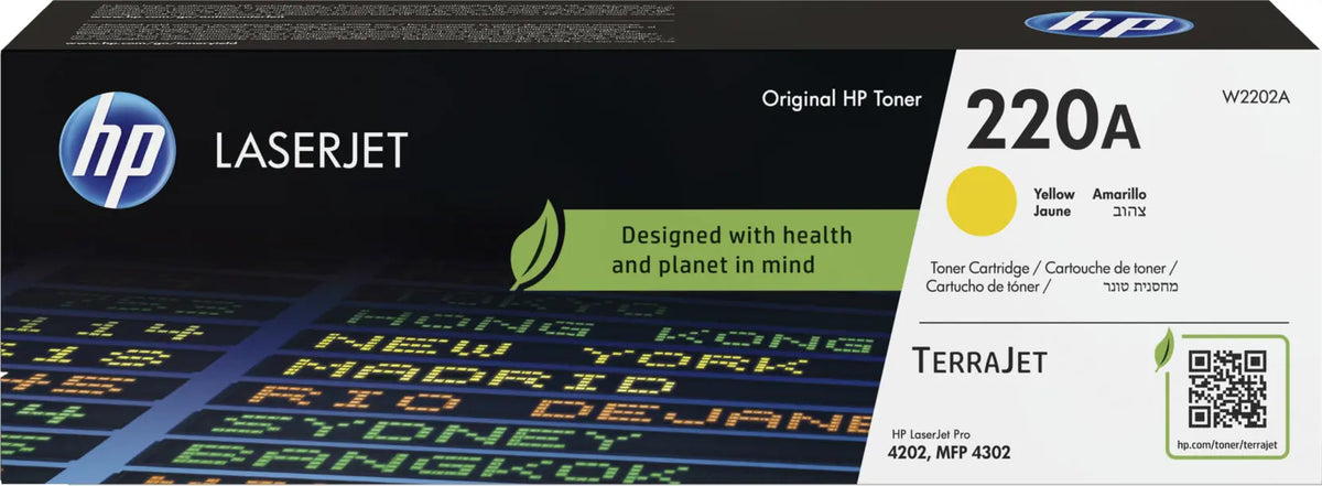 HP Toner-Modul 220A yellow W2202A CLJ Pro 4202/MFP 4302 1800 S. Idealshop