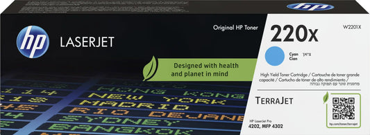 HP Toner-Modul 220X cyan W2201X CLJ Pro 4202/MFP 4302 5500 S. Idealshop