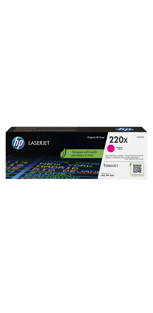 HP Toner-Modul 220X magenta W2203X CLJ Pro 4202/MFP 4302 5500 S. Idealshop