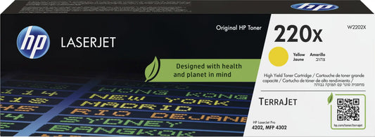 HP Toner-Modul 220X yellow W2202X CLJ Pro 4202/MFP 4302 5500 S. Idealshop