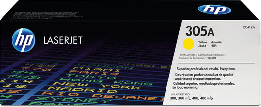 HP Toner-Modul 305A yellow CE412A LJ Pro Color M375 2600 Seiten Idealshop