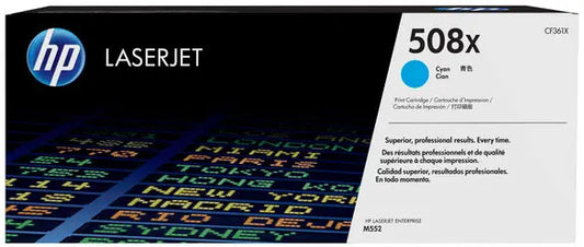 HP Toner-Modul 508X cyan CF361X CLJ Enterprise M552 9500 S. Idealshop