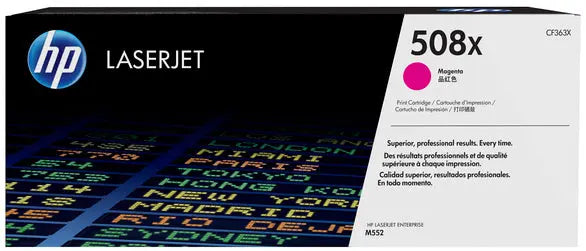 HP Toner-Modul 508X magenta CF363X CLJ Enterprise M552 9500 S. Idealshop