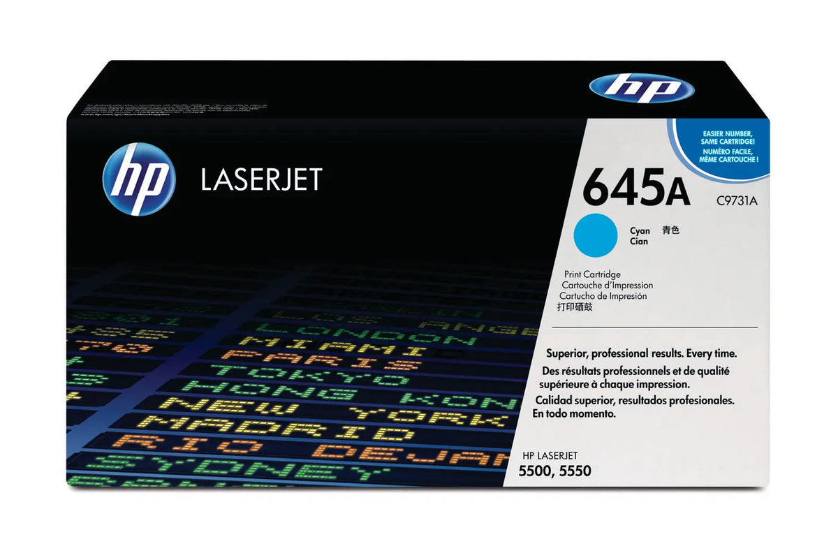 HP Toner-Modul 645A cyan C9731A Color LaserJet 5500 12'000 S. Idealshop