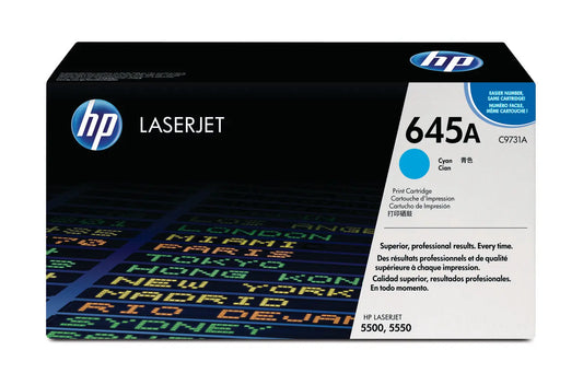 HP Toner-Modul 645A cyan C9731A Color LaserJet 5500 12'000 S. Idealshop