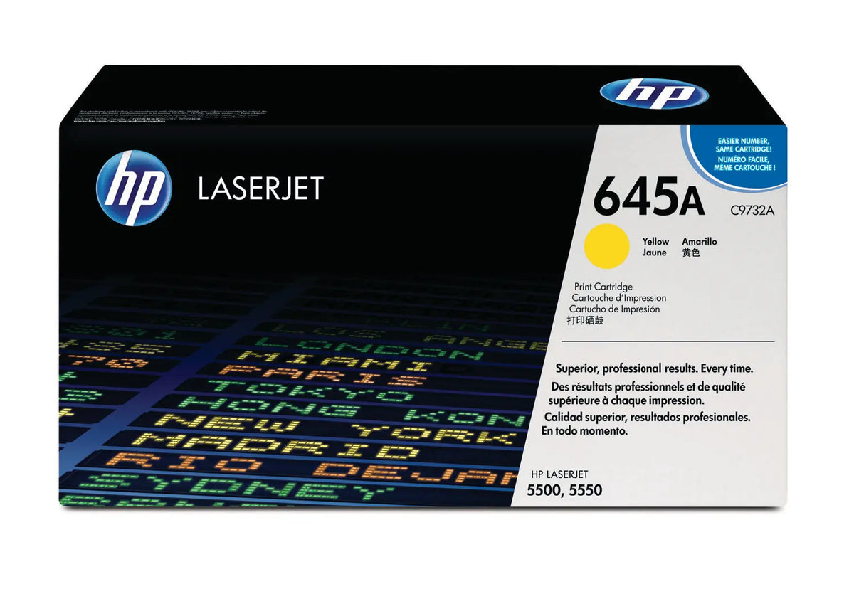 HP Toner-Modul 645A yellow C9732A Color LaserJet 5500 12'000 S. Idealshop