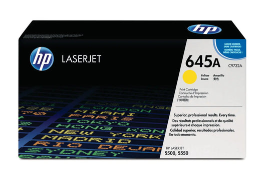 HP Toner-Modul 645A yellow C9732A Color LaserJet 5500 12'000 S. Idealshop