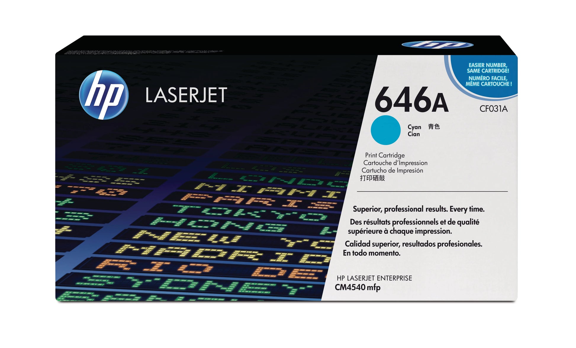 HP Toner-Modul 646A cyan CF031A Color LJ CM4540 12'500 Seiten Idealshop