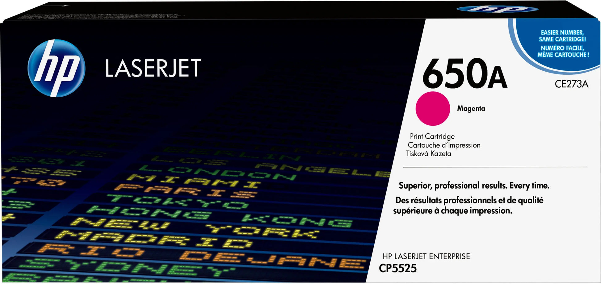 HP Toner-Modul 650A magenta CE273A Color LJ CP5520 15'000 Seiten Idealshop
