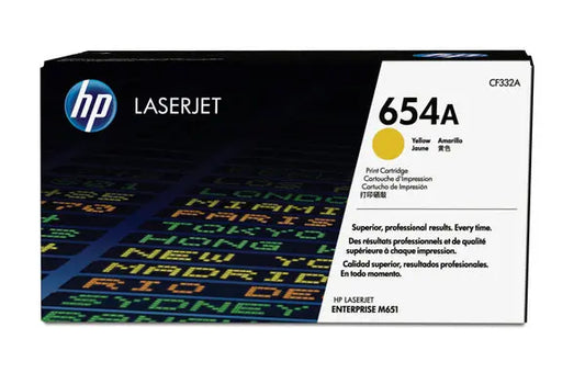 HP Toner-Modul 654A yellow CF332A CLJ Enterprise M651 15'000 S. Idealshop