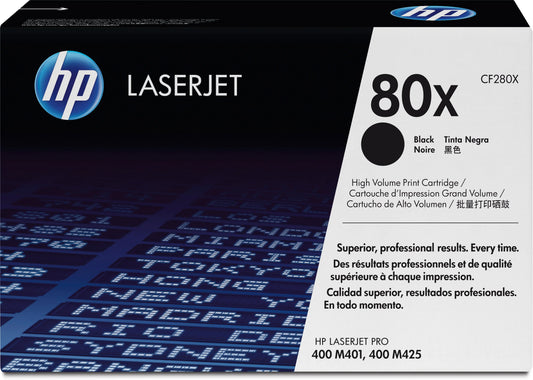 HP Toner-Modul 80X schwarz CF280X LaserJet Pro 400 6900 Seiten Idealshop